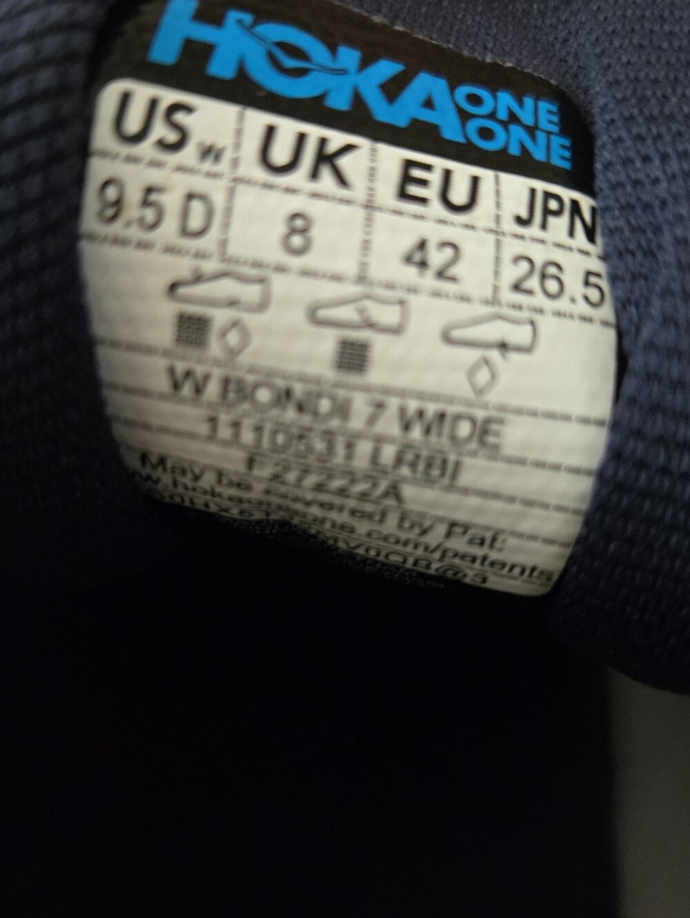 Women Hoka Light Gray Running Shoes - Picture 2 of 6